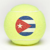 Balles De Tennis Boule de tennis de pénn avec drapeau de Cuba (Devant)