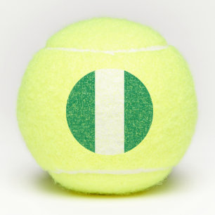 Balles De Tennis Boule de tennis de pénn avec drapeau du Nigeria