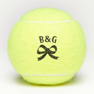 Balles De Tennis Boules de tennis personnalisées avec monogramme m