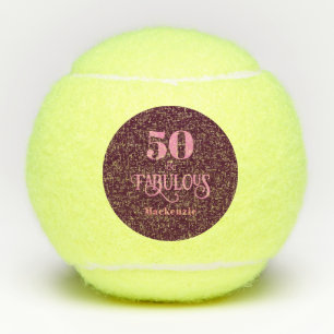 Balles De Tennis Bourgogne personnalisé Cinquante et Fabuleux