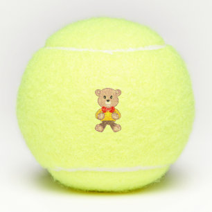 Balles De Tennis Bowtie Bear Custom Générique, Non Marqué Tennis Ba