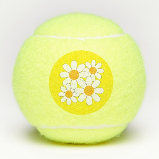 Balles De Tennis Bright and Bold Daisy (Devant)