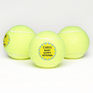 Balles De Tennis Cadeau créatif d'anniversaire