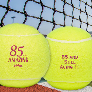 Balles De Tennis Cadeau d'anniversaire 85 ans et Incroyable Tennis 