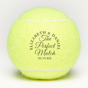 Balles De Tennis Cadeau de mariage élégant écriture Parfaite Corres