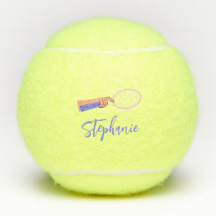 Balles De Tennis Cadeaux roses pour joueuses de tennis féminines po