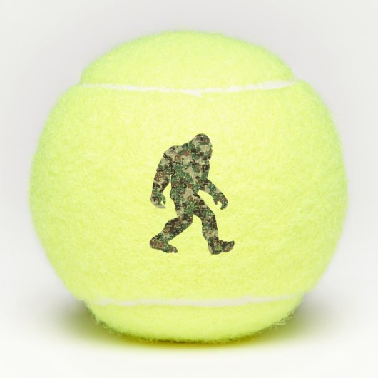 Balles De Tennis Camo Bigfoot Sasquatch (Devant)