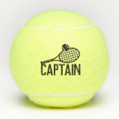 Balles De Tennis Capitaine de tennis Keepsaké personnalisé (Devant)
