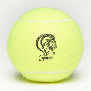 Balles De Tennis Capricorne la Chèvre de Mer Zodiaque