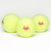 Balles De Tennis Caricature de crabe rouge cuite (Multiple)