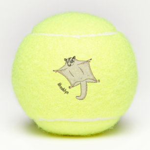 Balles De Tennis Caricature de planeur de sucre volant mignon