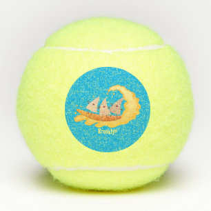 Balles De Tennis Caricature de surf pour chips de maïs mignonette n