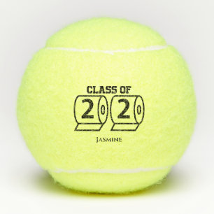 Balles De Tennis Catégorie de 2020 Papier toilette Graduation Nom p