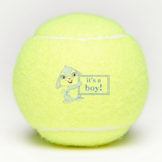 Balles De Tennis C'est un garçon (Devant)