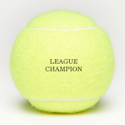 Balles De Tennis Champion de Ligue (Devant)