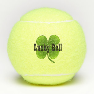 Balles de tennis chanceuses de shamrock