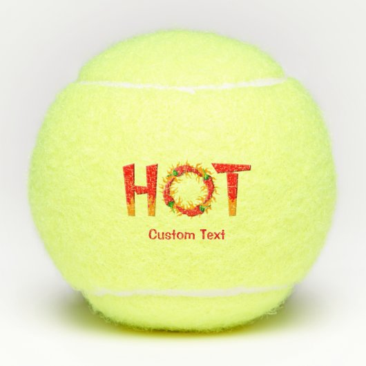 BALLES DE TENNIS CHAUD (Devant)
