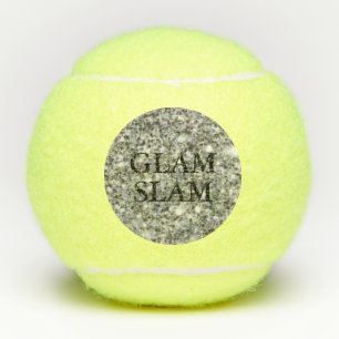 Balles De Tennis Chelem Parties scintillant en argent