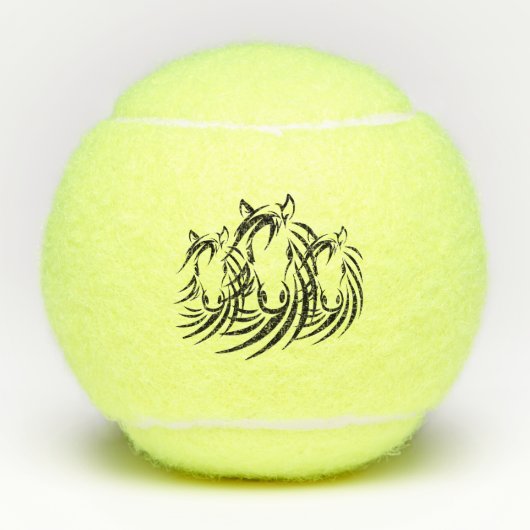 Balles De Tennis Cheval noir (Devant)