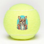 Balles De Tennis Chien français français (Devant)