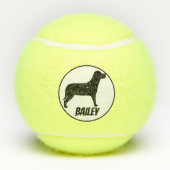 Balles De Tennis Chien personnalisé (Dos)