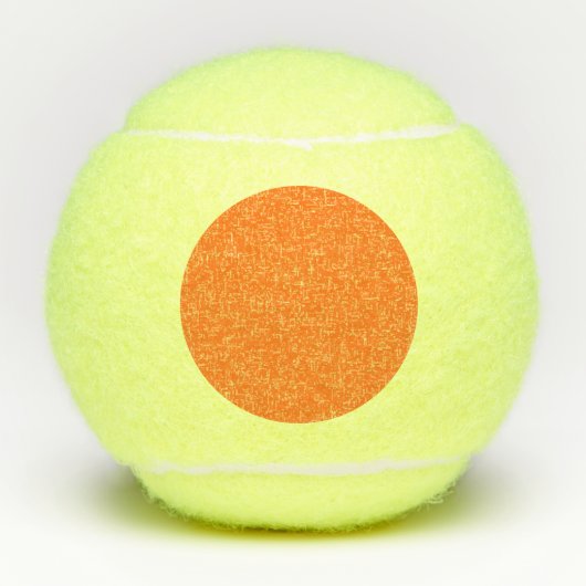 Balles De Tennis citrouille couleur (Devant)