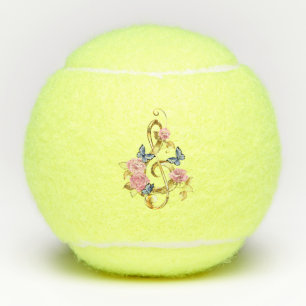 Balles De Tennis Clé de fer avec roses roses roses