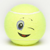 Balles De Tennis Cligner de l'oeil Emoji (Dos)
