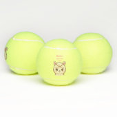 Balles De Tennis Conception d'illustration de lama mignon (Multiple)