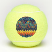 Balles De Tennis Conception tribale d'abrégé sur conception (Devant)