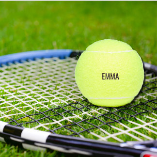 Balles De Tennis Couleur de nom personnalisée