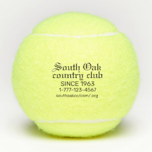 Balles De Tennis Country Club personnalisé OE