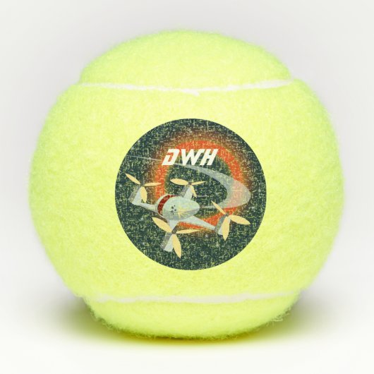 Balles De Tennis Course de drones (Devant)