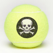 Balles De Tennis Crâne n Bones noir Penn tennis balls (Devant)