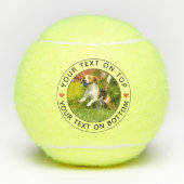 Balles De Tennis Create Your Own Personalized Photo Simple Text (Devant)