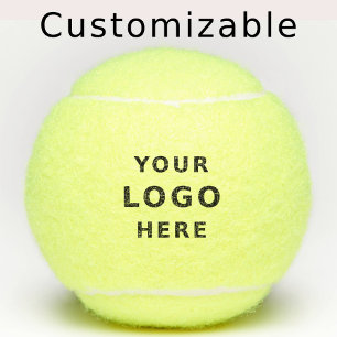 Balles De Tennis Créez votre propre logo d'entreprise personnalisé