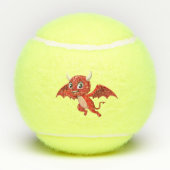 Balles De Tennis Cute cartoon flying devil (Dos)