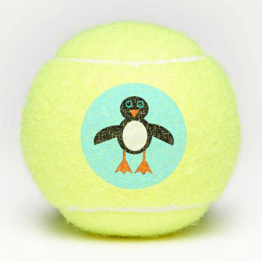 Balles De Tennis Cute Penguin (Devant)