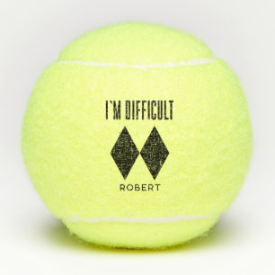 Balles De Tennis Cute Ski Love Keepsaké Personnalisé