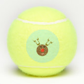 Balles De Tennis Cyber rennes de Noël (Dos)