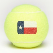 BALLES DE TENNIS DE DRAPEAU DU TEXAS (Devant)