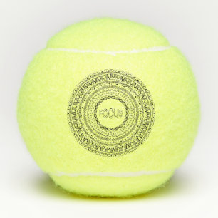 Balles De Tennis Dessin d'art Mandala à main