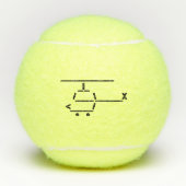 BALLES DE TENNIS D'HÉLICOPTÈRE D'ASCII (Devant)