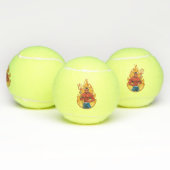 Balles De Tennis Diable avec trident (Multiple)