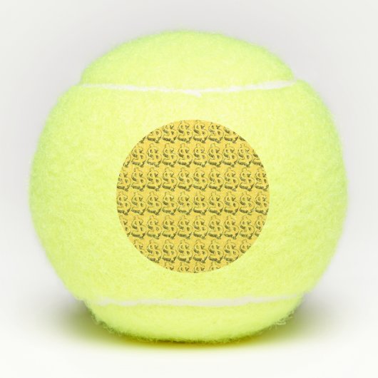 Balles De Tennis dollar or (Devant)