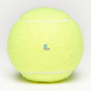 Balles De Tennis Dot, Sherpa Blue, Golden Sand Design