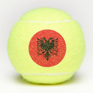 Balles De Tennis Drapeau albanais