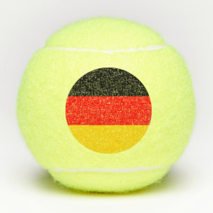 Balles De Tennis Drapeau Allemagne