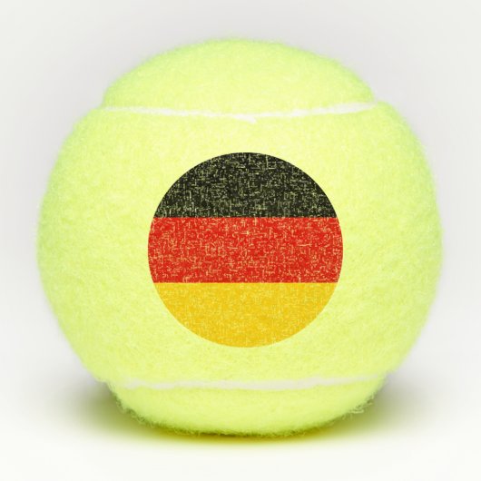 Balles De Tennis Drapeau allemand (Devant)