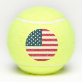 Balles De Tennis Drapeau américain (Dos)